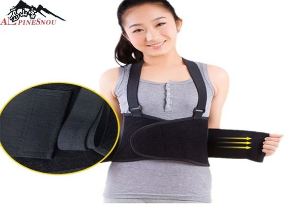 China Schwarze Breathable Sport-verstellbare Entlastungs-Taillen-Druck-Schmerz-lumbaler Taillen-Rückseiten-Stützgurt fournisseur