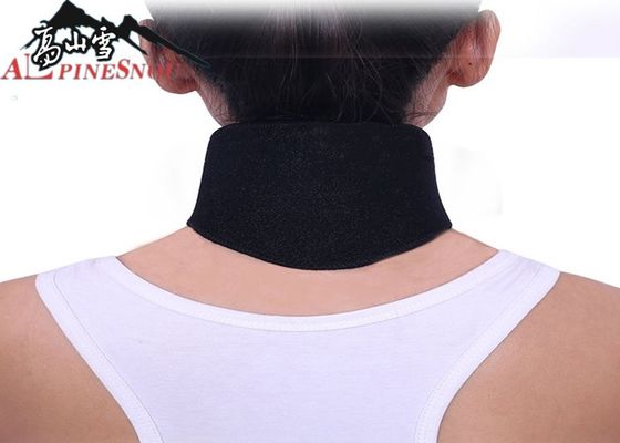 CHINA Selbst-erhitzende Magnet-schwarzer Hals-Stützgurt Tourmaline-Stoff für Männer und Frauen fournisseur