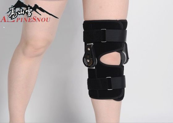 CHINA Justierbare Knie-Fixierungs-Klammer-/Neopren-Kniestütze-einem doppelten Zweck dienende schwarze Farbe fournisseur