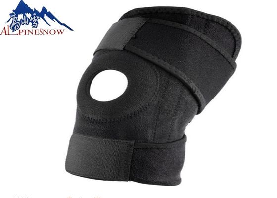CHINA Justierbarer Kompressions-offener Kniescheibe-Klammer-Schutz-elastische Sport-Knie-Unterstützung für das Laufen fournisseur
