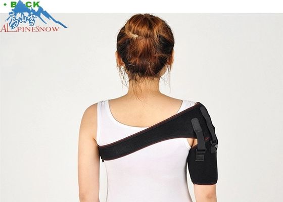 CHINA Justierbare elastische orthopädische Schulter-Stützklammer S M L Größen-Schwarz-Farbe fournisseur