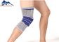 Kreisgewebe-Kniescheibe-Ärmel-Silikon-Sport-Gummiband gestrickte Knie-Unterstützung des knit-3D für laufenden Basketball fournisseur