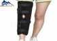 Schwarze orthopädische Physiotherapie lagerte Knie-Stütz-ROM reparierte Kniestütze für verletztes Knie und Ligament schwenkbar fournisseur