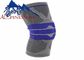 Silikon-Auflagen-Knie-Stützklammer-hohes elastisches Gewebe des Kompressions-Knie-Ärmel-3D fournisseur