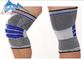 Silikon-Gummiband gestrickter Knie-Stützbügel für Sport-freie Probe fournisseur