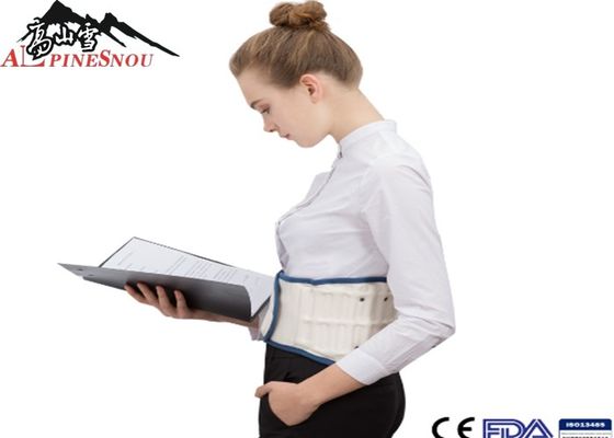 CHINA Weißer Rückenstütze-Gurt, Taillen-Rückseiten-Unterstützung für Schmerz-Schutz für Frauen fournisseur