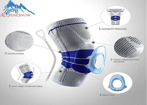 CHINA Knie-Haltewinkel-verstellbarer Kniescheibe-Basketball-Sicherheits-Schultergurt fournisseur